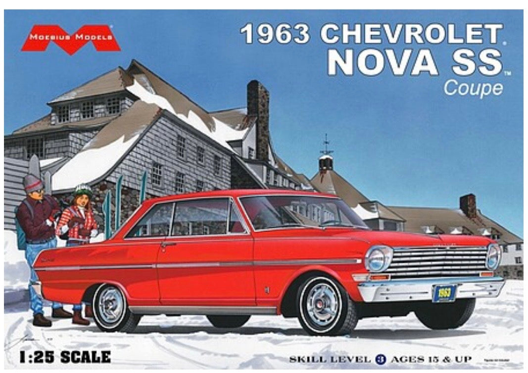 1963 Chevy Nova SS Coupe Moebius 1:25