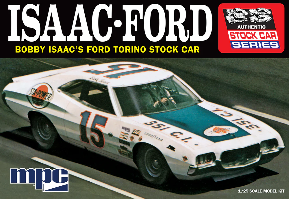 Isaac-Ford 1972 Ford Torino Stock Car MPC 1:25