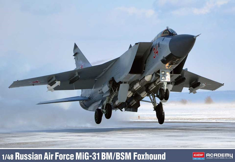 MiG-31 BM/BSM Foxhound Academy 1:48