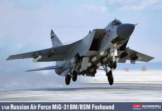 MiG-31 BM/BSM Foxhound Academy 1:48