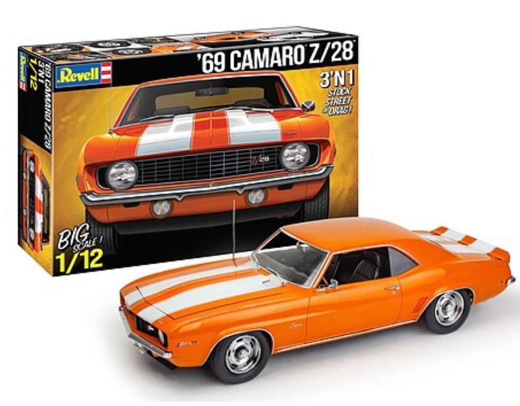 ‘69 Camaro Z/28 3’n1 Revell 1:12