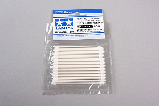 Craft Cotton Swabs (triangular, extra small) 50pcs Tamiya 87105