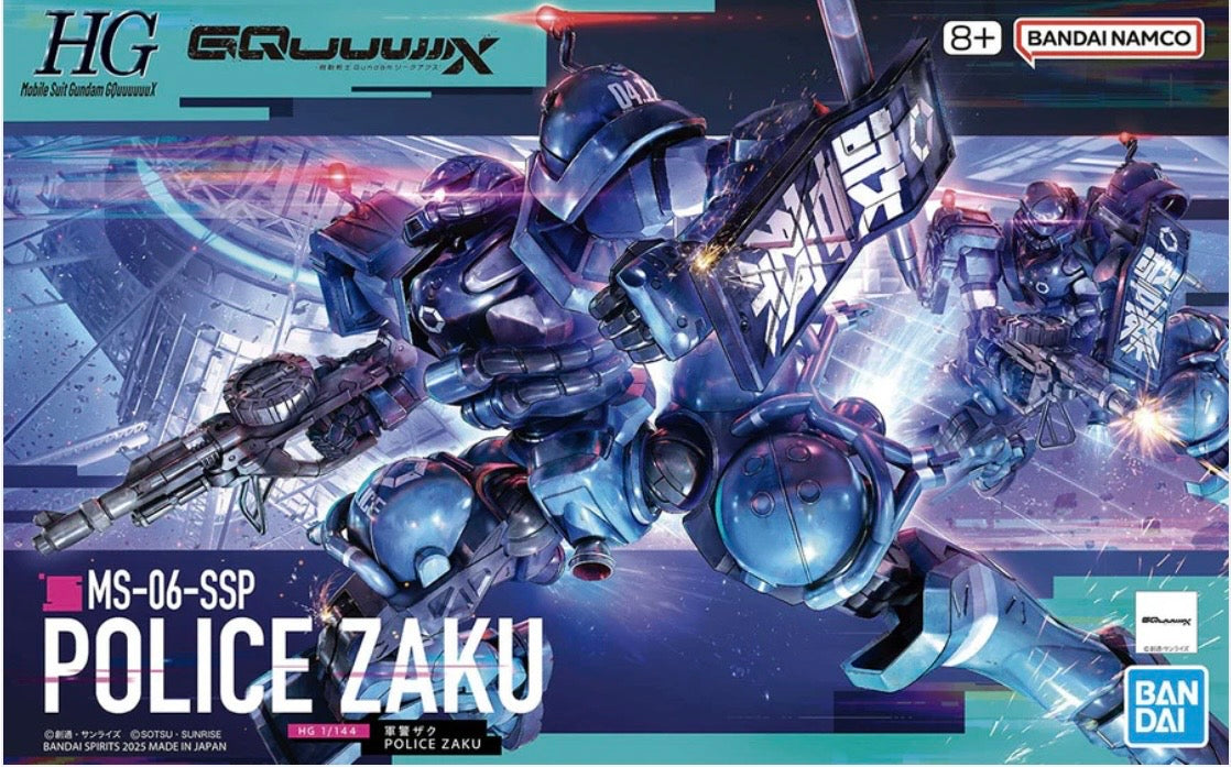 MS-06-SSP Police Zaku Gquuuuuux Bandai 1:144