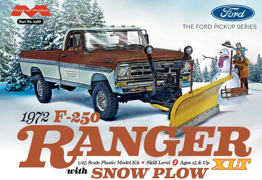 1972 F-250 Ranger XLT with Snow Plow Moebius 1:25