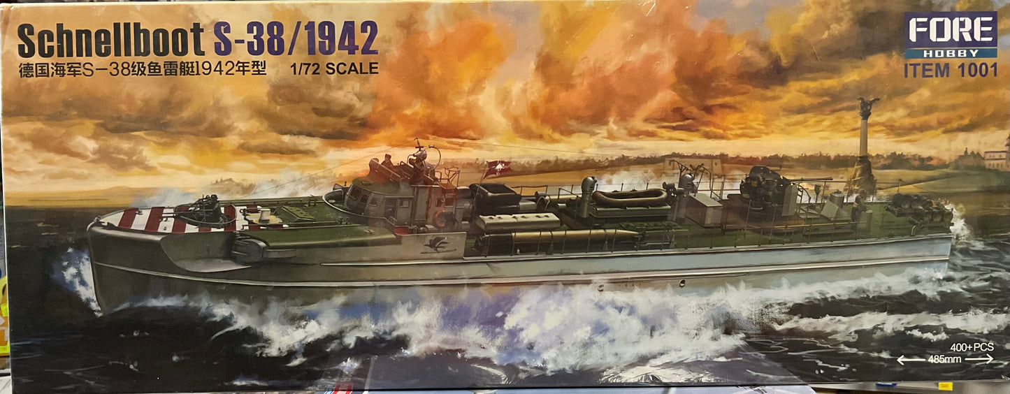 Schnellboot S-38/1942 FORE 1:72