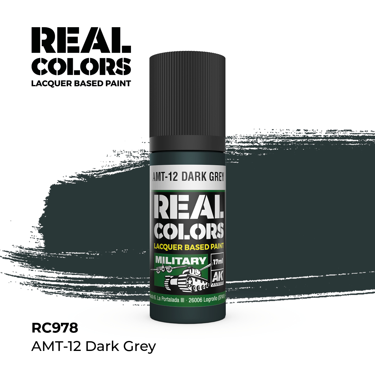 AK RC978 AMT-12 Dark Grey