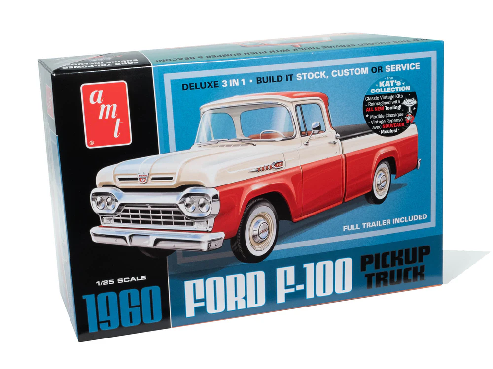 1960 Ford F-100 Pickup Truck AMT 1:25