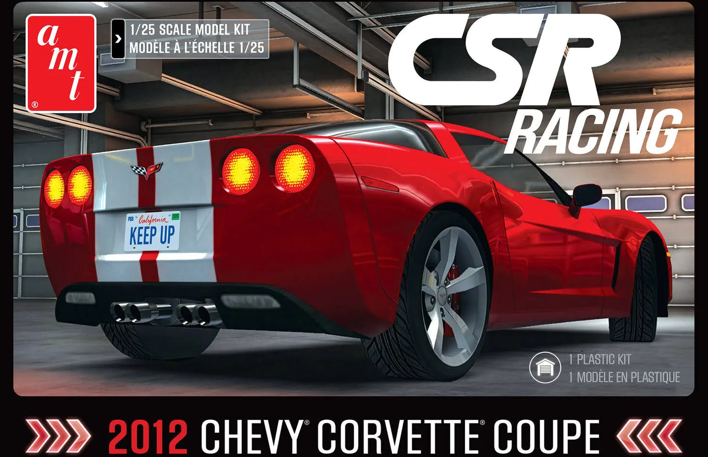 2012 Chevy Corvette CSR Racing AMT 1:25
