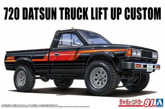 720 Datsun Truck Lift Up Custom Aoshima 1:24