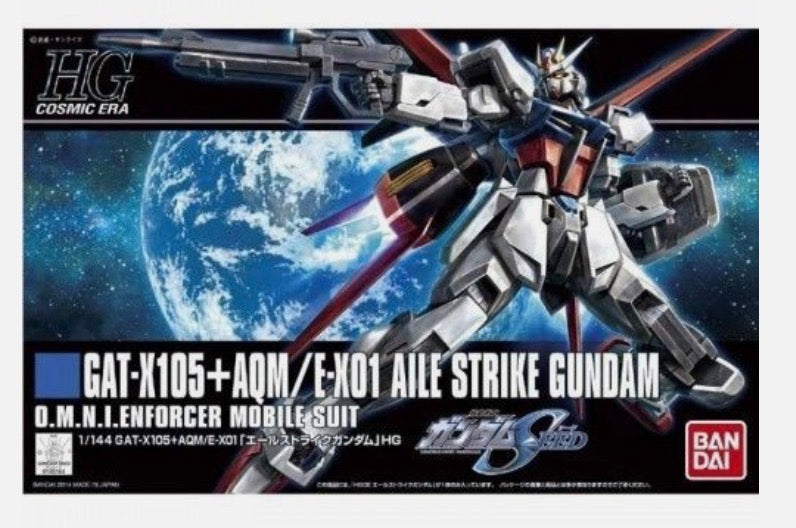 GAT-X105+AQM/E-X01 Aile Strike Gundam Bandai 1:144