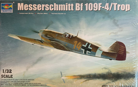 Messerschmitt Bf 109F-4/Trop trumpeter 1:32