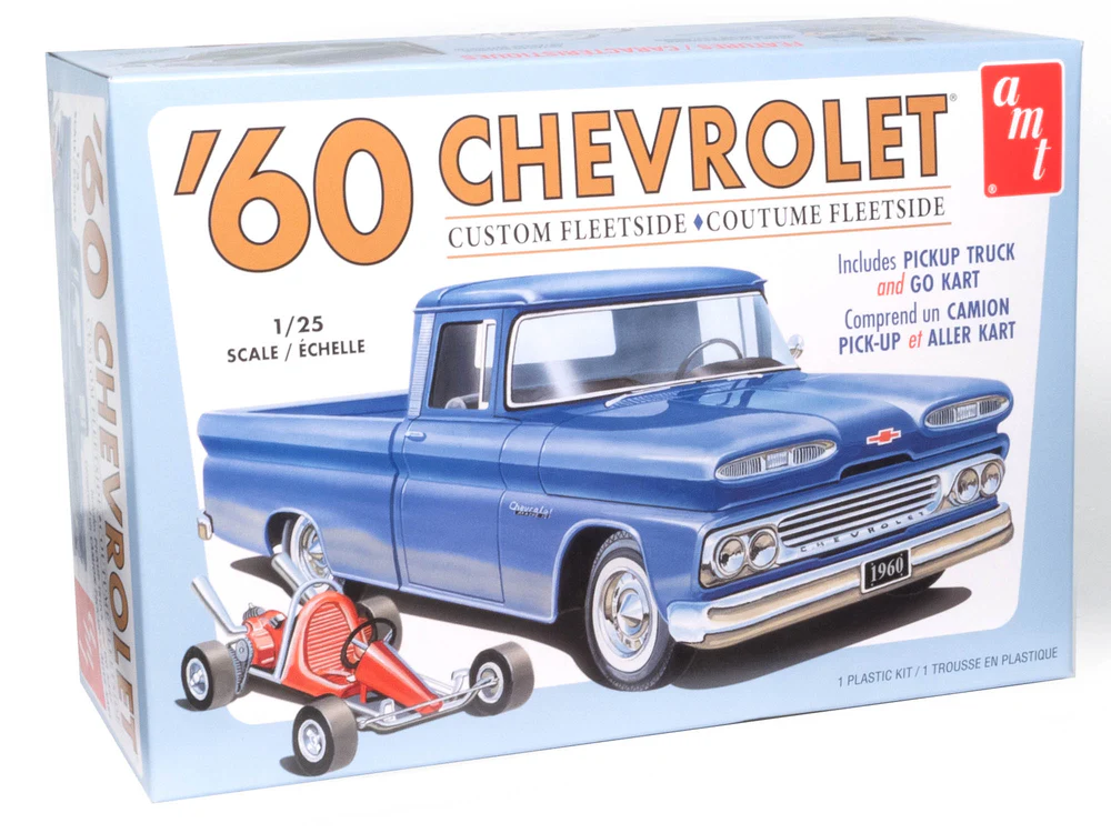 1960 Chevrolet Custom Fleetside AMT 1:25