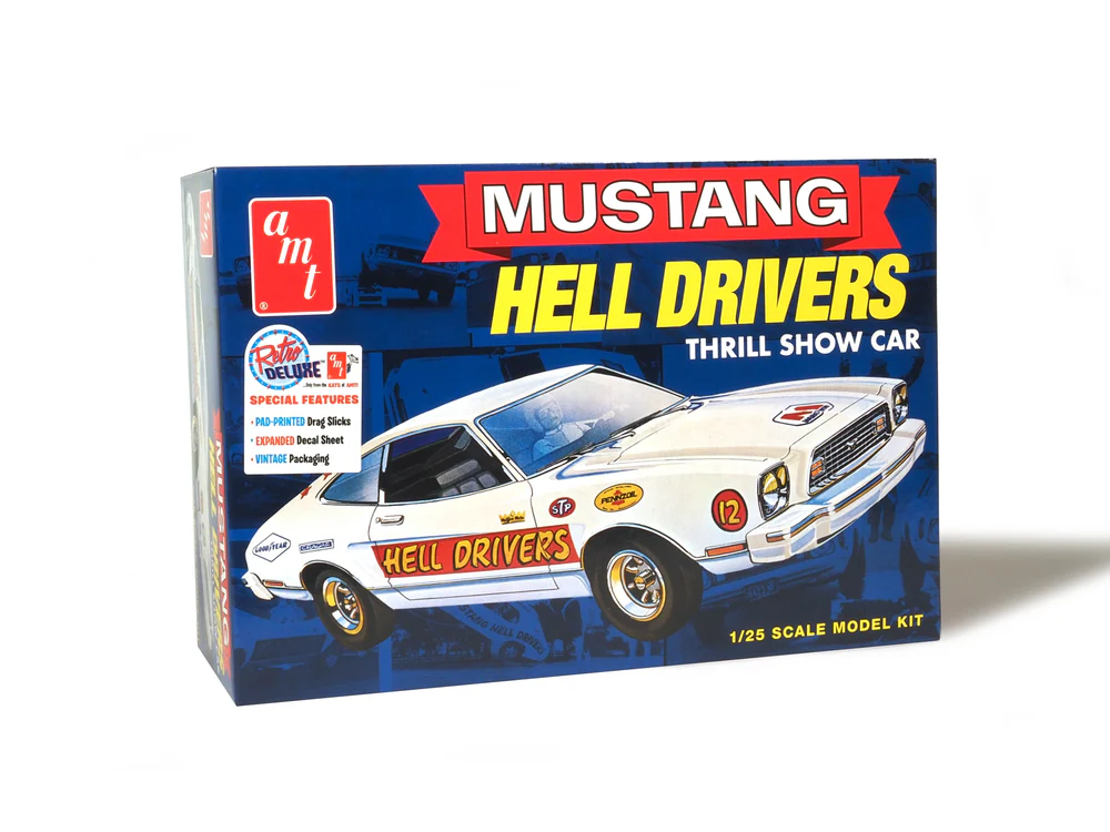 1977 Ford Mustang hell Drivers AMT 1:25