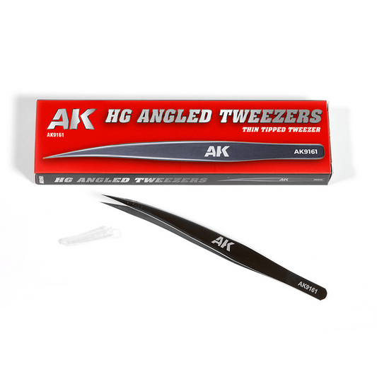 HG Angled Tweezers AK9161