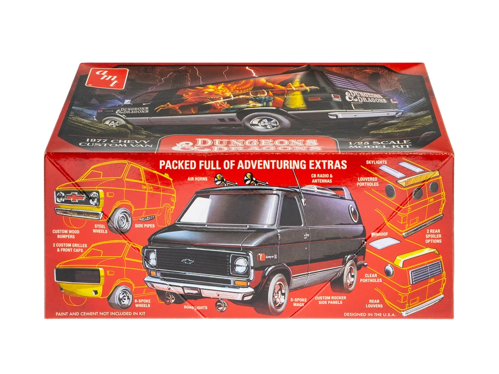 1977 Chevy Van Dungeons & Dragons AMT 1:25