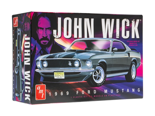 1969 Ford Mustang John Wick AMT 1:25