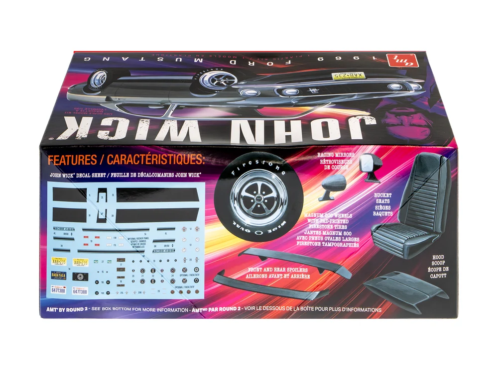 1969 Ford Mustang John Wick AMT 1:25