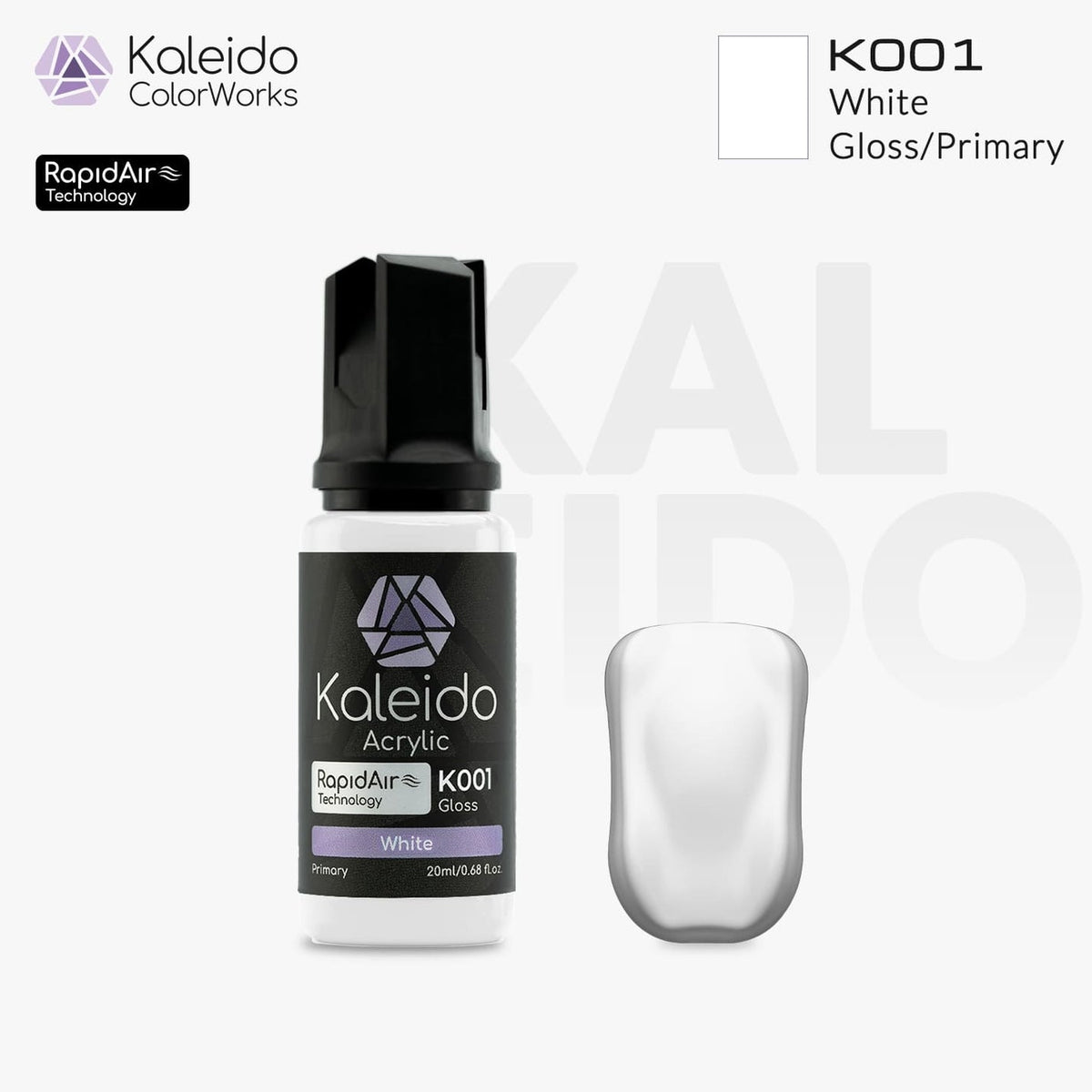 Kaleido Acrylic Gloss White K001 20ml