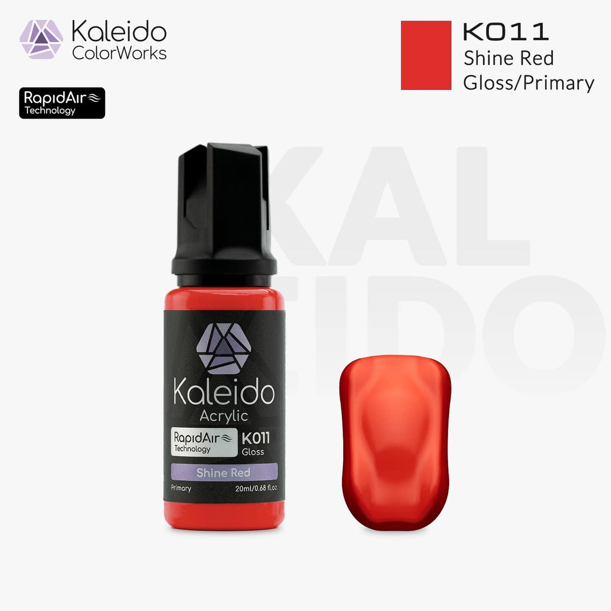 Kaleido Acrylic Gloss Shine Red K011