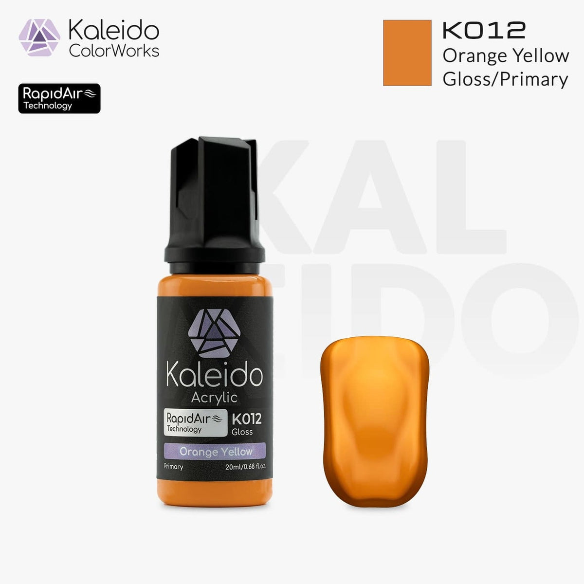 Kaleido Acrylic Gloss Orange Yellow K012