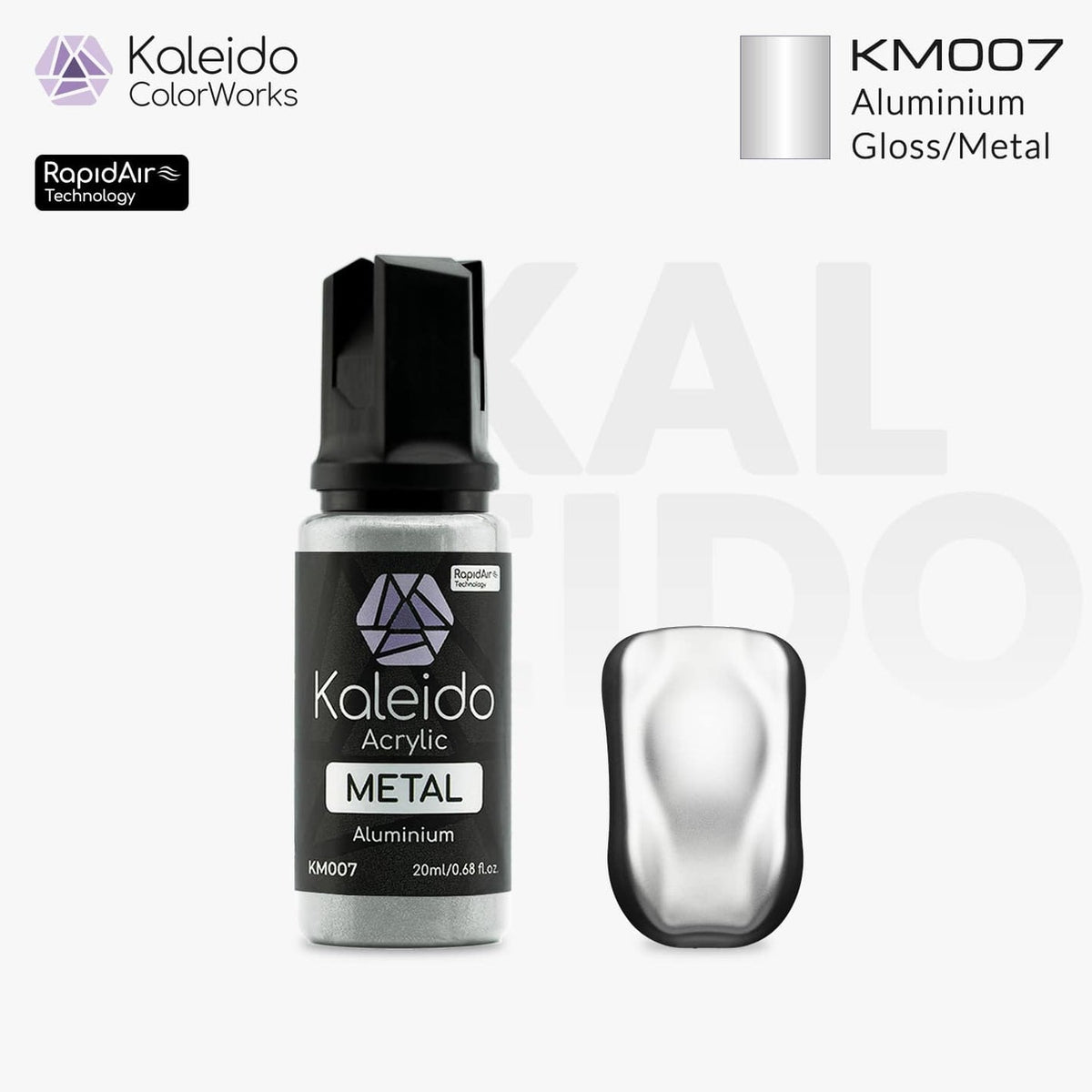Kaleido Acrylic Metal Gloss Aluminum KM007