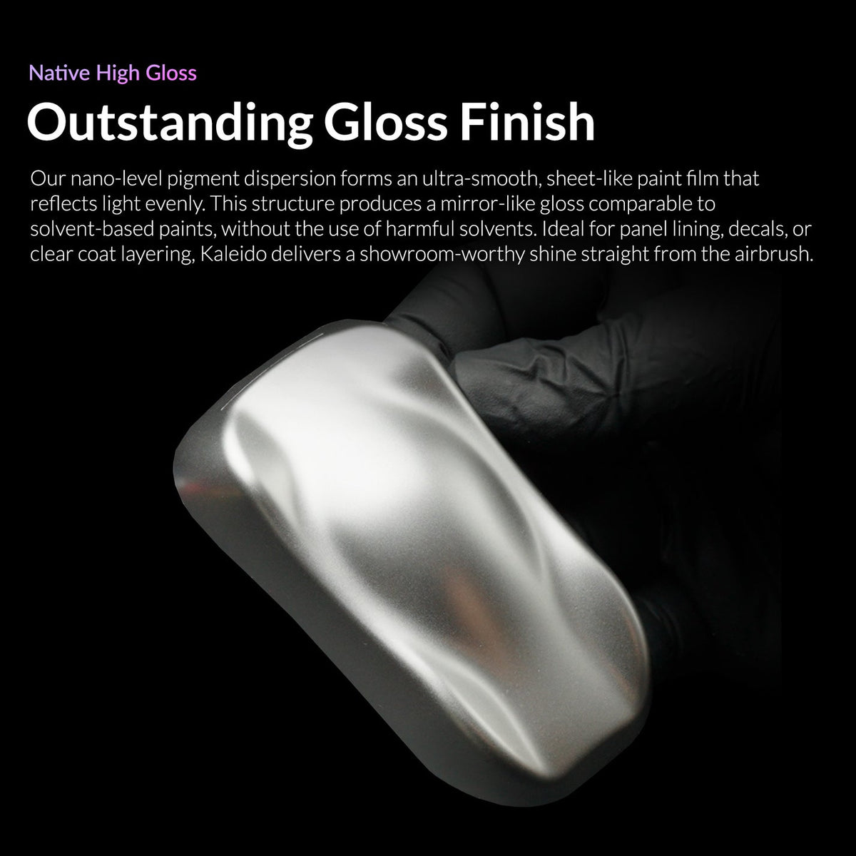 Kaleido Acrylic Metal Gloss Aluminum KM007