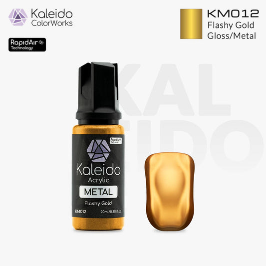 Kaleido Acrylic Metal Gloss Flashy Gold KM012