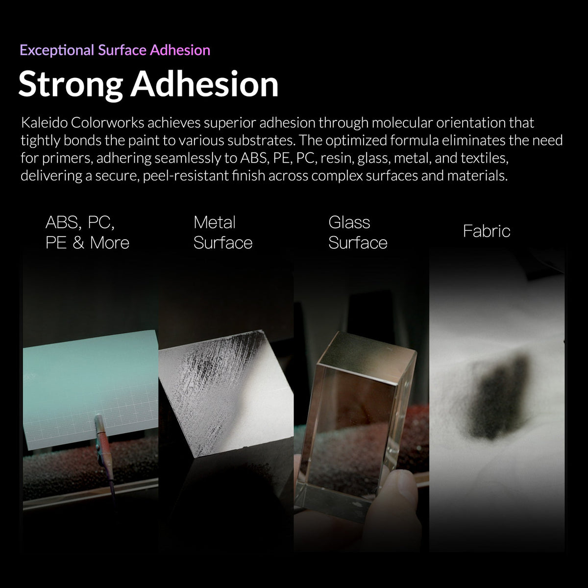 Kaleido Acrylic Metal Gloss Silver KM006