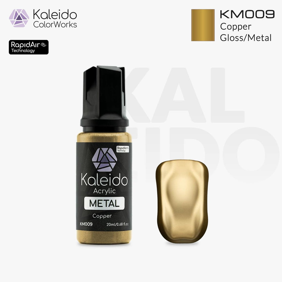 Kaleido Acrylic Metal Gloss Copper KM009