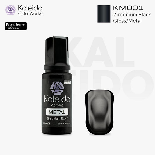 Kaleido Acrylic Metal Gloss Zirconium Black KM001