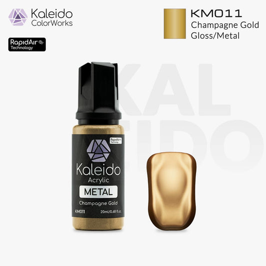 Kaleido Acrylic Metal Gloss Champagne Gold KM011