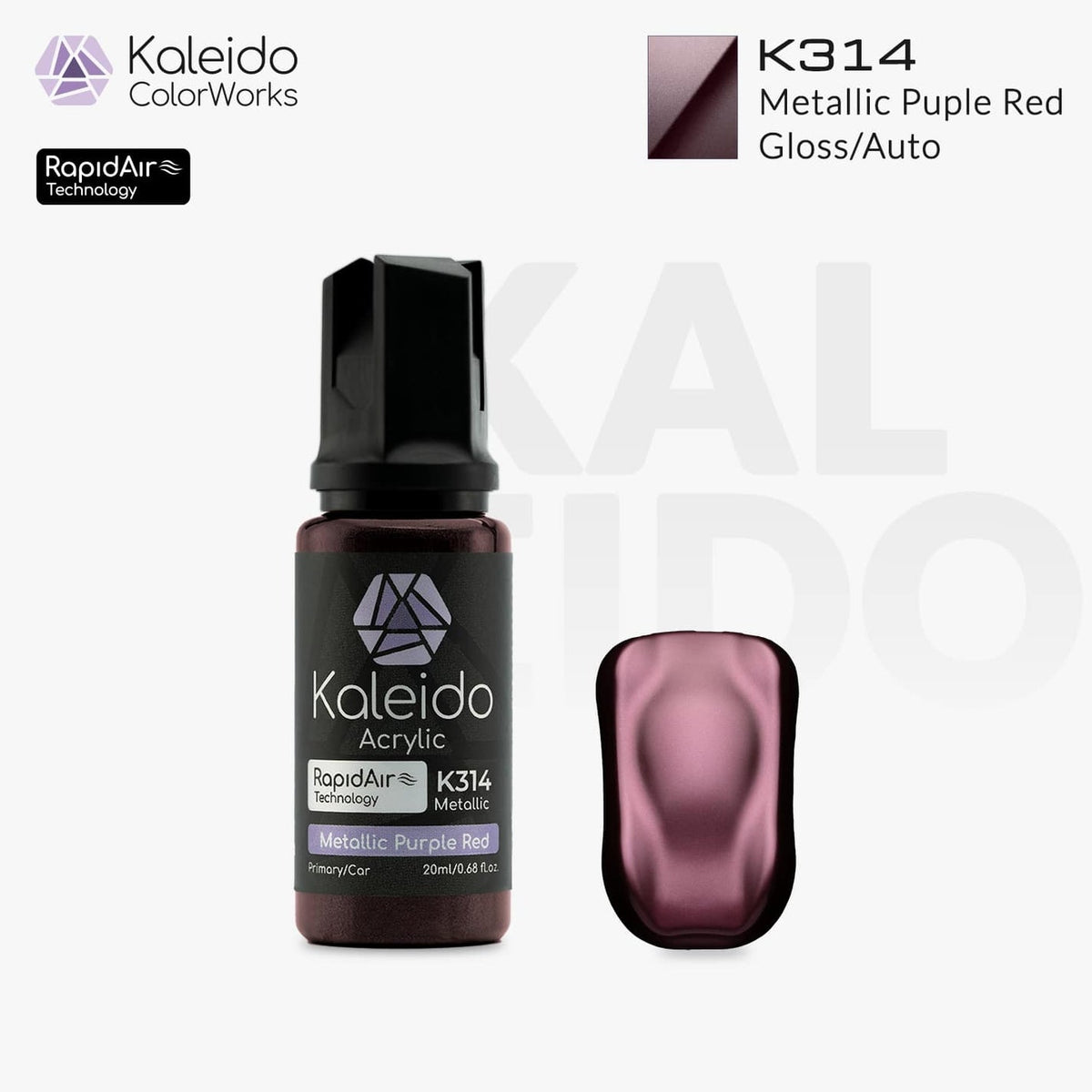 Kaleido Acrylic Metallic Gloss Purple Red K314