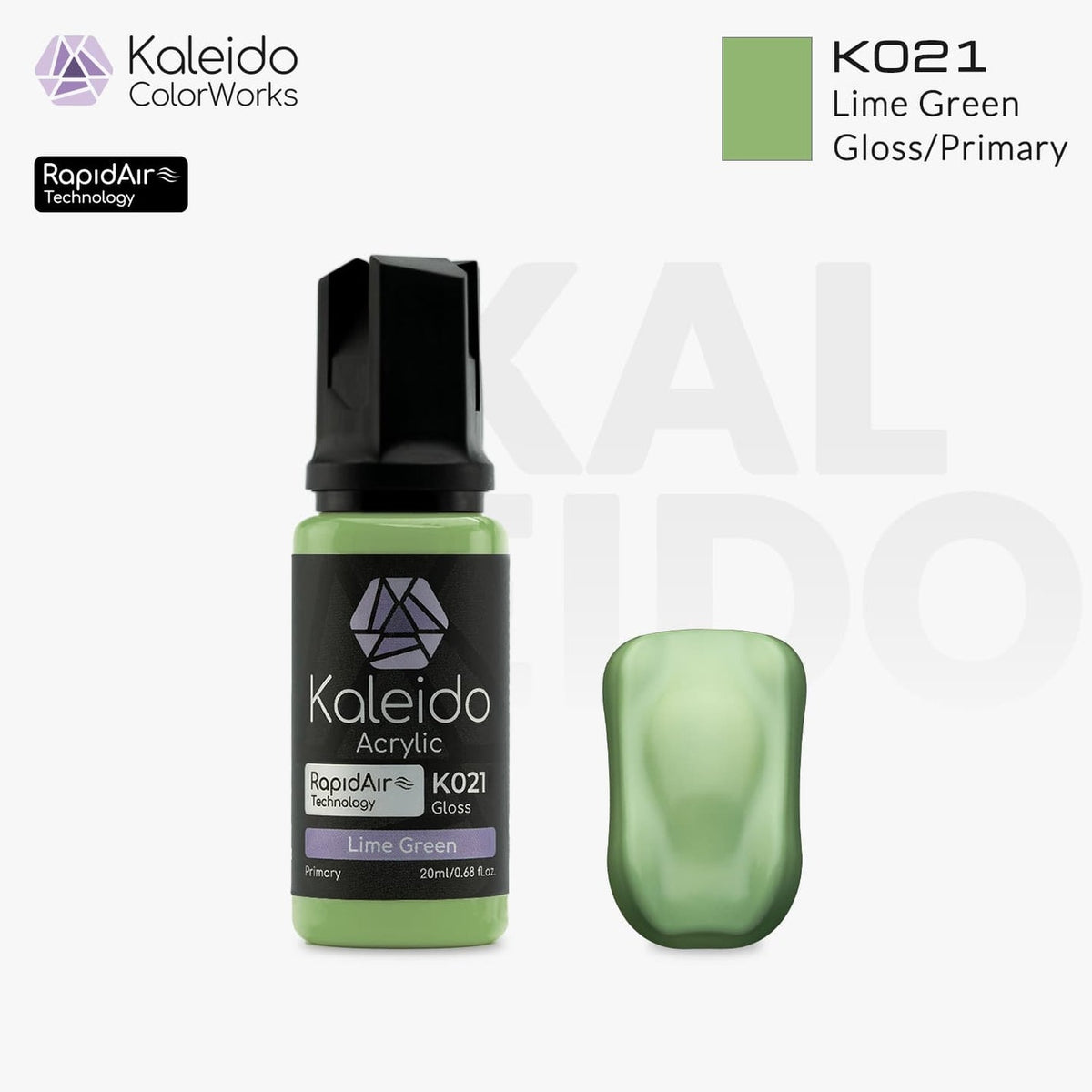 Kaleido Acrylic Gloss Lime Green K021