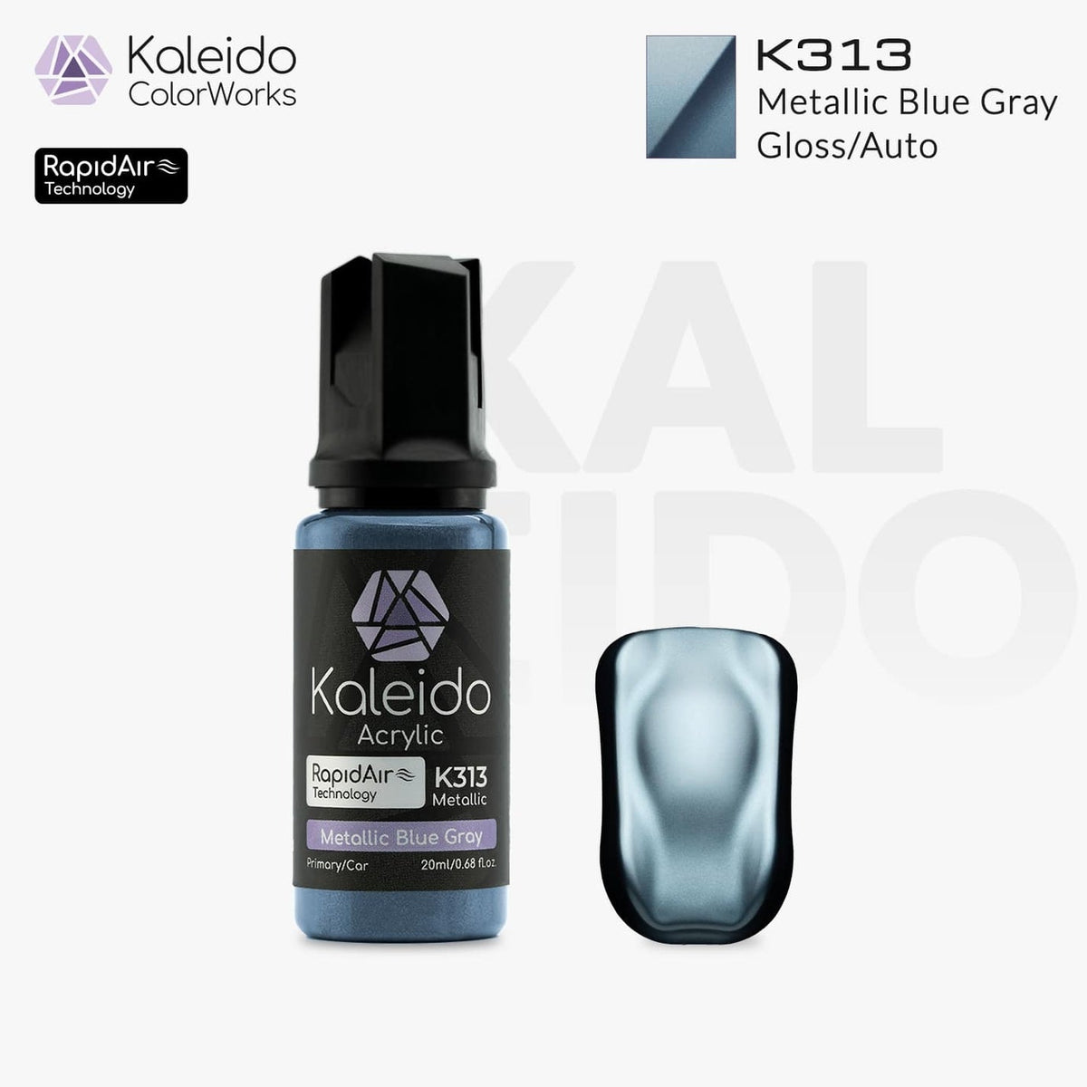 Kaleido Acrylic Gloss Metallic Blue Gray K313