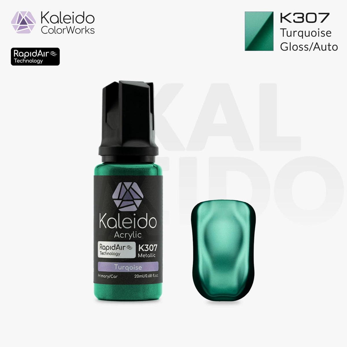 Kaleido Acrylic Gloss Metallic Turquoise K307