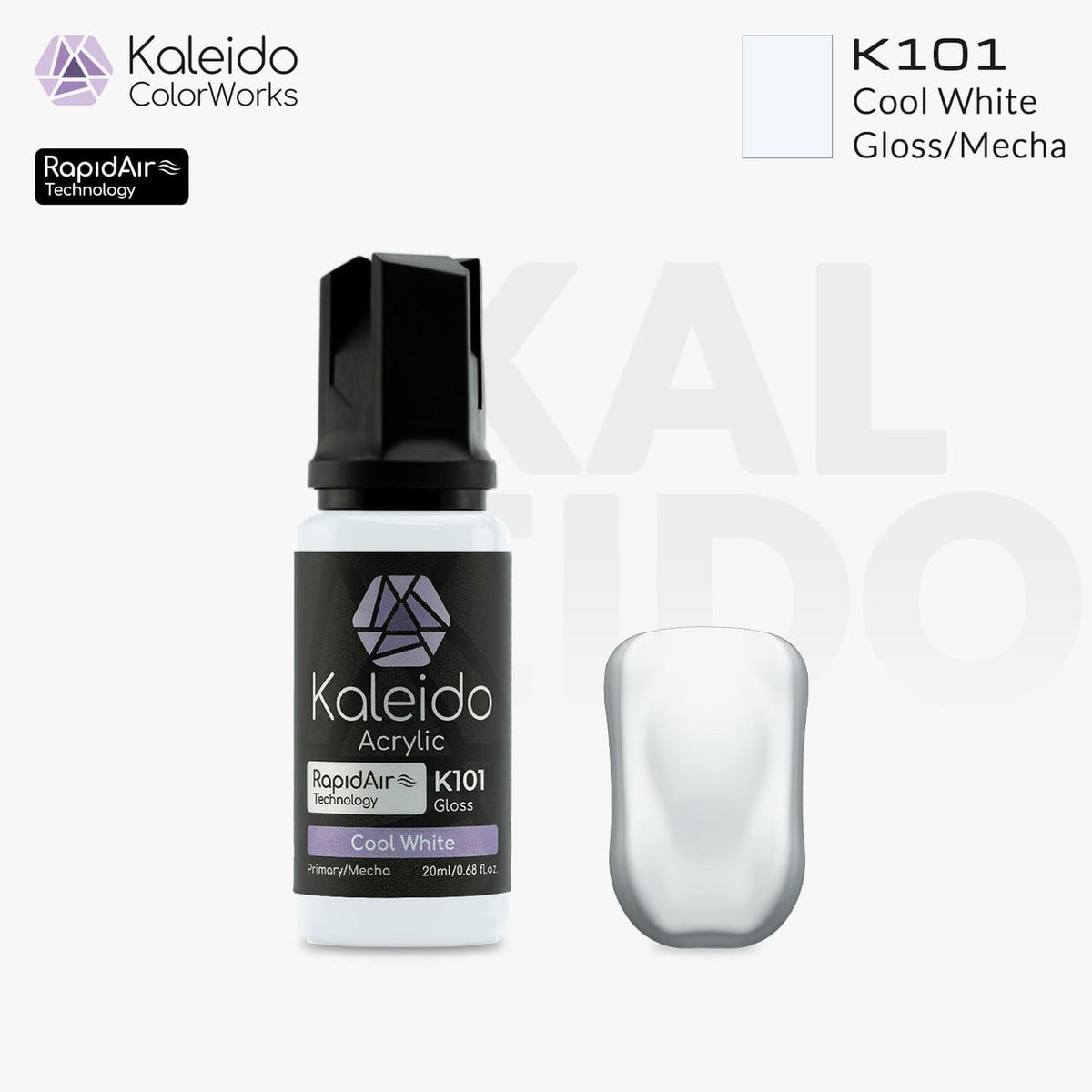 Kaleido Acrylic Mecha Gloss Cool White K101
