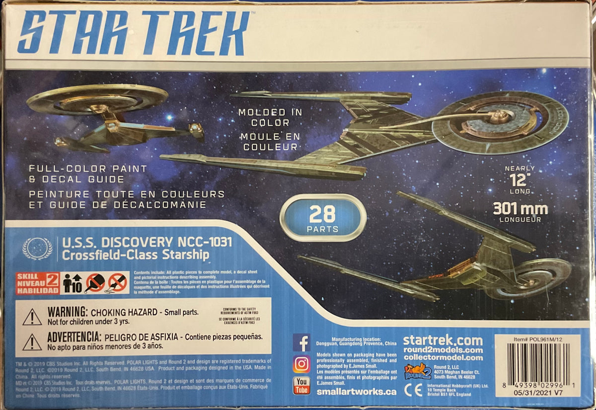 U.S.S. Discovery NCC-1031 Star Trek Polar Lights 1:2500