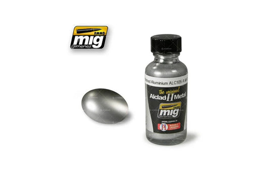 Ammo Mig Polished Aluminium Alclad Metallic Paint ALC105