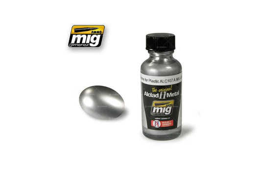 Ammo Mig Chrome for Plastic Alclad Metallic Paint ALC107