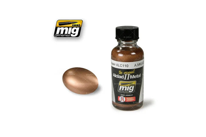 Ammo Mig Copper Alclad Metallic Paint ALC110