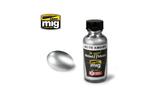 Ammo Mig Airframe Aluminium Alclad Metallic Paint ALC119