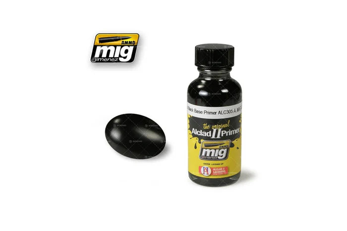 Ammo Mig Gloss Black Alclad Base Primer ALC305