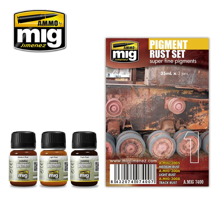 Ammo Mig Rust Pigment Set AMIG-7400