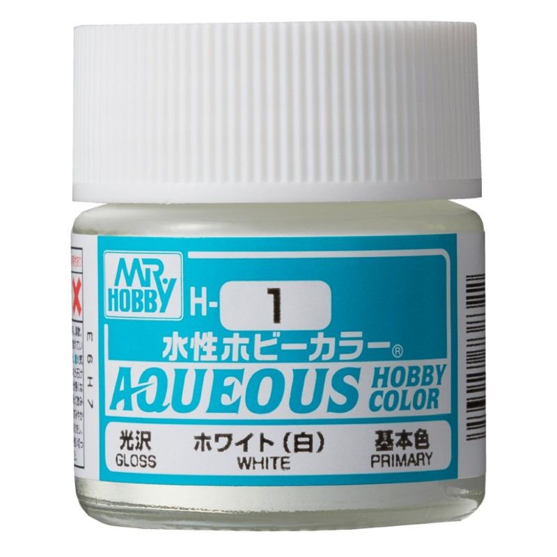 Mr Hobby - Gunze Aqueous Hobby Colors (10 ml) White H1