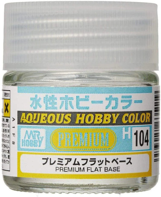 Mr Hobby - Gunze Aqueous Hobby Colors (10 ml) Premium Flat Base H104