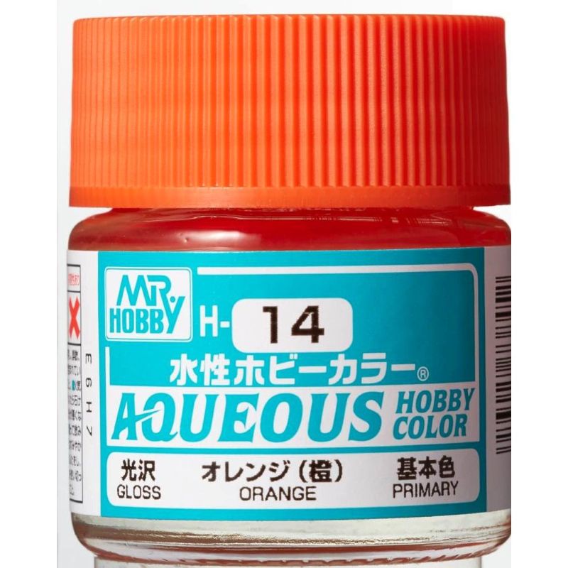 Mr Hobby - Gunze Aqueous Hobby Colors (10 ml) Orange H14