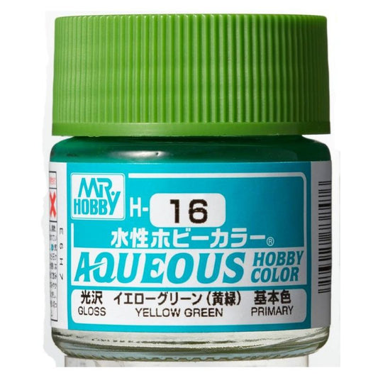 Mr Hobby - Gunze Aqueous Hobby Colors (10 ml) Yellow Green H16