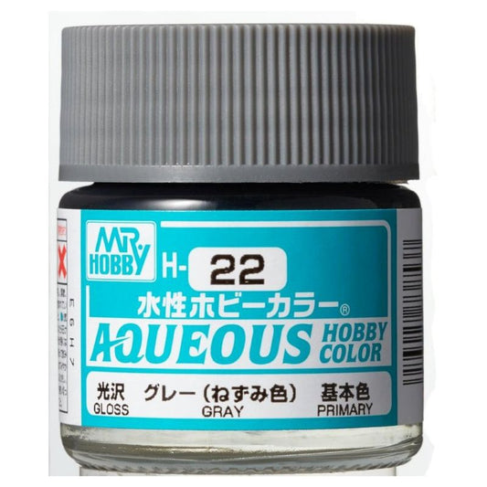 Mr Hobby - Gunze Aqueous Hobby Colors (10 ml) Gray H22