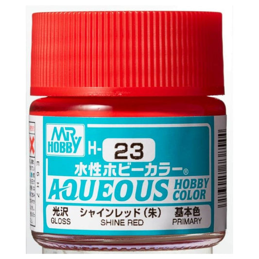 Mr Hobby - Gunze Aqueous Hobby Colors (10 ml) Shine Red H23
