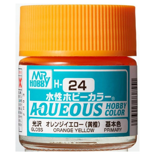 Mr Hobby - Gunze Aqueous Hobby Colors (10 ml) Orange Yellow H24